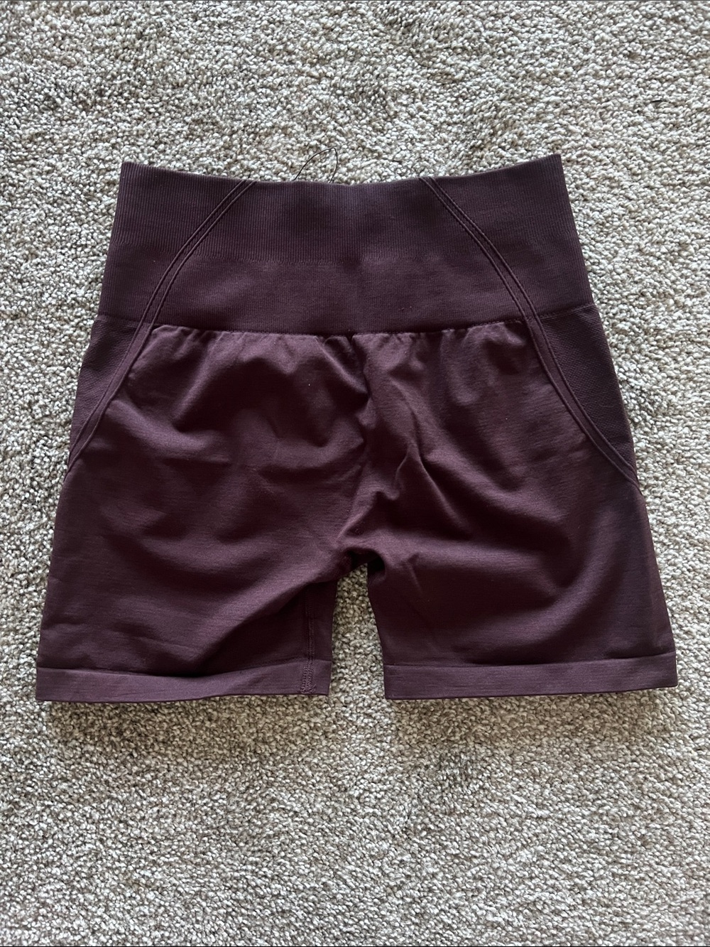 Women's Active Shorts in Dark Plum